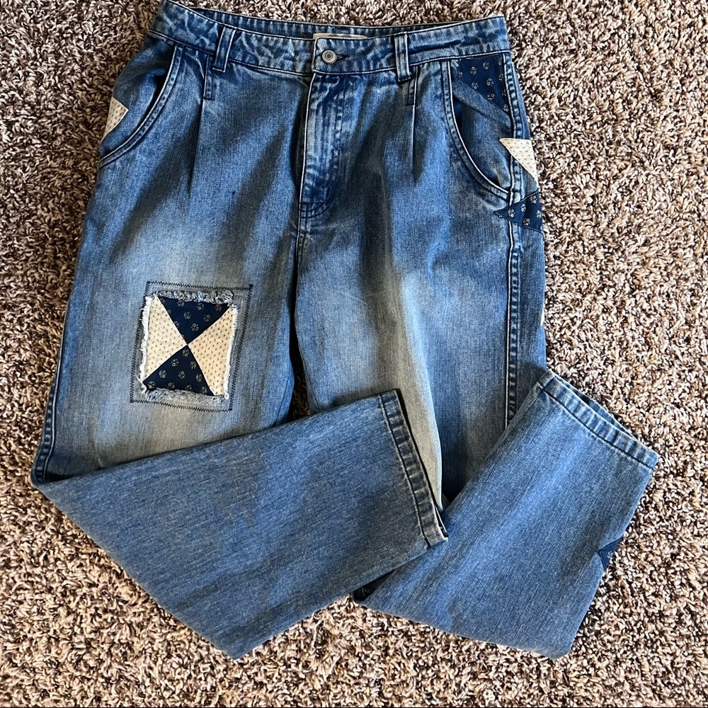 We The Free Patch Jeans, Like New